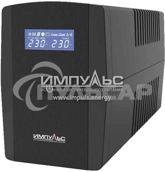 Источник бесперебойного питания Импульс ЮНИОР СМАРТ 600, 600/360 ВА/Вт, LED, USB, SCHUKOx2