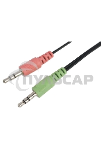 Гарнитура Oklick HS-M137V черный 1.8м мониторы оголовье