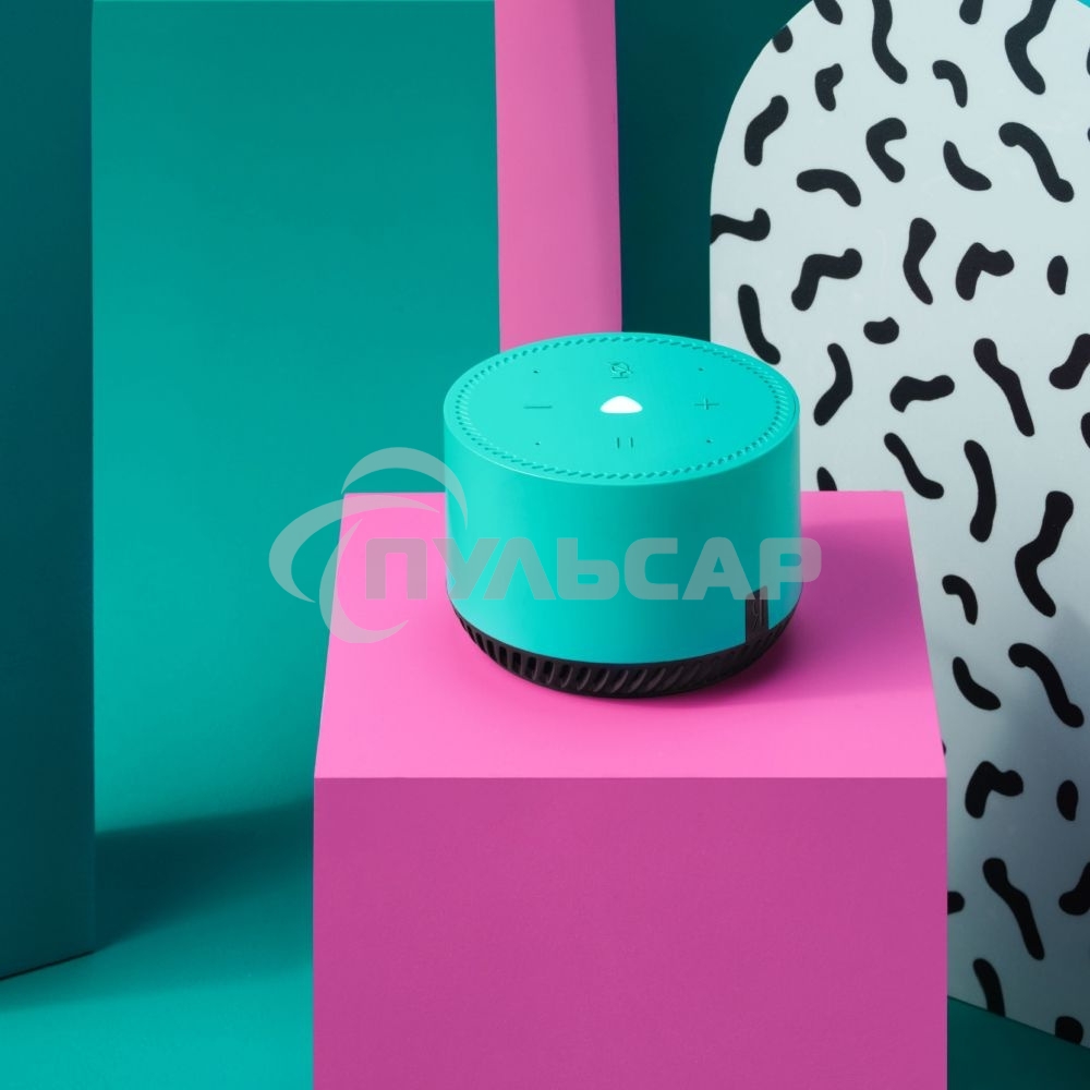 Умная колонка Яндекс Станция Лайт, 5Вт, с голосовым ассистентом Алиса, зеленый (YNDX-00025G)