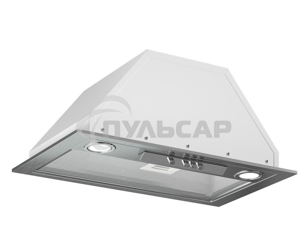 Вытяжка встраиваемая Elikor 52Н-400-К3Д нержавеющая сталь, 52 см, 400 куб. м/ч, 57 дБ