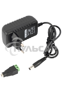 Источник питания Mollusk-VRK 12/1 12В, 1А. Сетевой диапазон 110-245В встр. вилка