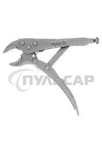 Зажим SPARTA 184205 ручной 180мм полукруглый захват