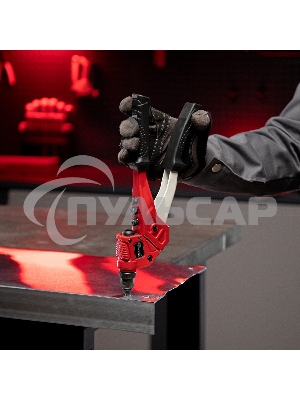 Заклепочник литой Matrix, поворотный, 290 мм, 0-360 заклепки 2,4-3,2-4,0-4,8 мм, PRO