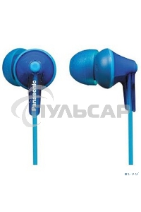Наушники вкладыши Panasonic RP-HJE125E-A 1.1м синий проводные (в ушной раковине)