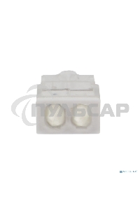 Экспресс-клемма с пастой Rexant СМК 2273-242, 2-проводная 0.5-2.5 мм², прозрачная, блистер (20 шт./уп.)