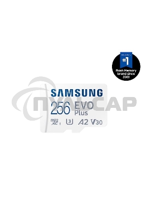 Карта памяти MICRO SDXC EVO+ 256Gb V10 W/A MB-MC256SA/EU Samsung