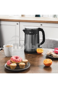 Чайник электрический Midea 1.5л, 2200Вт, черный