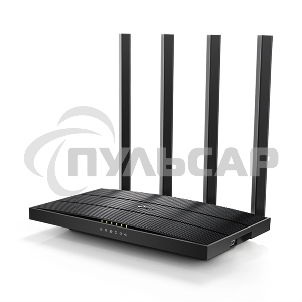 Роутер беспроводной TP-Link Archer C6U AC1200 10/100/1000BASE-TX/4G ready черный