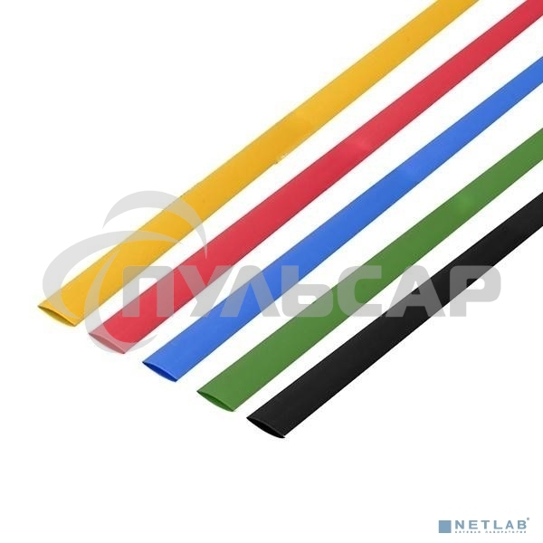 Термоусаживаемые трубки MULTICOLOR 2:1 (Набор 13 шт.) Rexant
