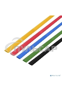 Термоусаживаемые трубки MULTICOLOR 2:1 (Набор 13 шт.) Rexant