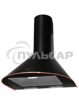 Вытяжка каминная Elikor Эпсилон 60П-430-П3Л черный/бронза, 60 см, 430 куб. м/ч, 54 дБ