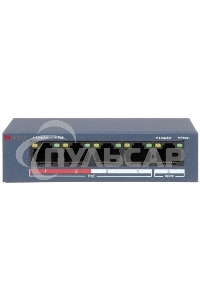 Коммутатор HiWatch DS-S504P(B) 5x100Mb 4PoE+ 35W неуправляемый