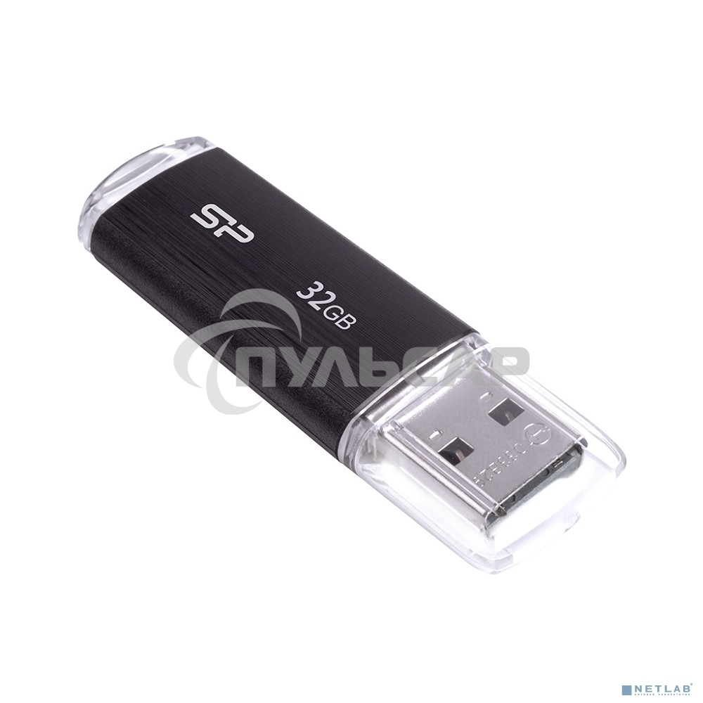 Флешка USB Silicon Power R/W 64 Gb Ultima U02 SP064 GbUF2U02V1K USB 2.0 черный