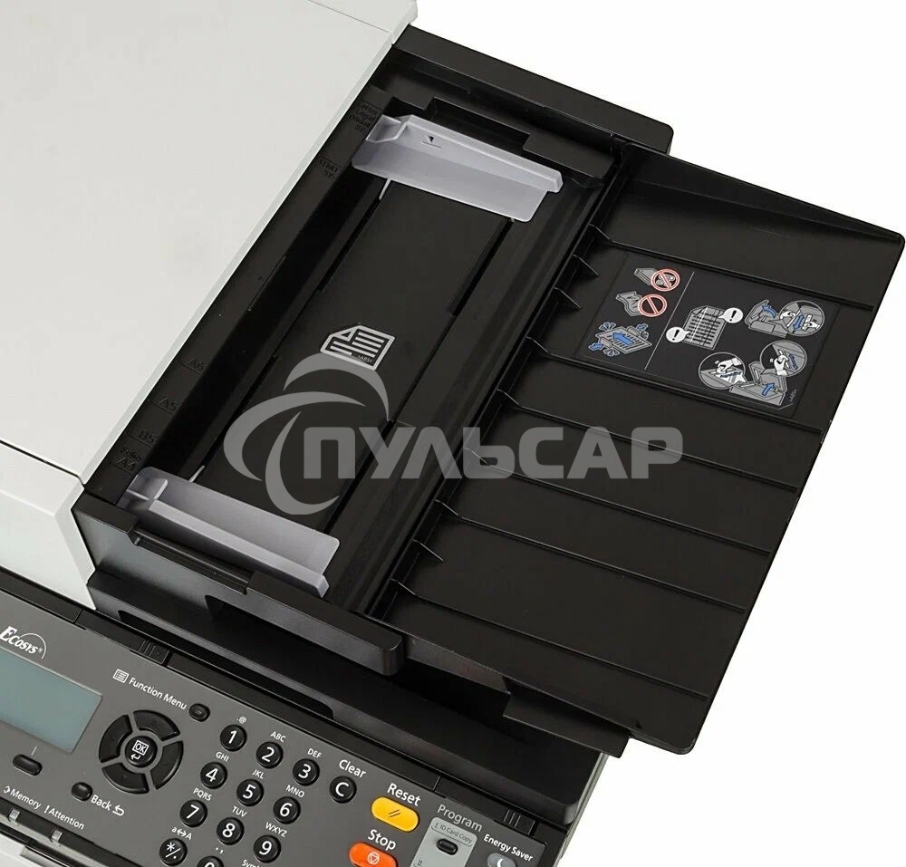 МФУ лазерное Kyocera Ecosys M2040dn (Азия) (1102S33AX0), A4, ч/б, печ. до 40 стр/мин., скан. до 40 стр/мин. (ч/б) 23 стр/мин. (цвет), 1200 x 1200 dpi (печать) 600x600dpi (скан.), USB, RJ-45 (старт.картр. TK-1178)