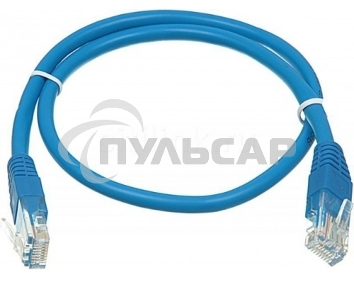 Патч-корд molded 5E Copper 0.5m blue