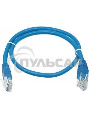 Патч-корд molded 5E Copper 0.5m blue