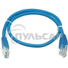Патч-корд molded 5E Copper 0.5m blue Патч-корд molded 5E Copper 0.5m blue