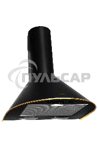 Вытяжка каминная Elikor Эпсилон 60П-430-П3Л черный/золотистый, 60 см, 430 куб. м/ч, 54 дБ