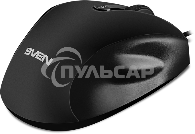 Мышь проводная SVEN RX-113 черный, 2000 dpi, USB, кнопки - 6