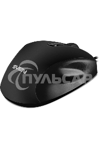 Мышь проводная SVEN RX-113 черный, 2000 dpi, USB, кнопки - 6