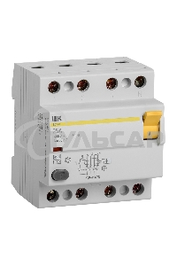 Выключатель дифференциального тока (УЗО) 4п 25А 30мА тип AC ВД1-63 ИЭК MDV10-4-025-030