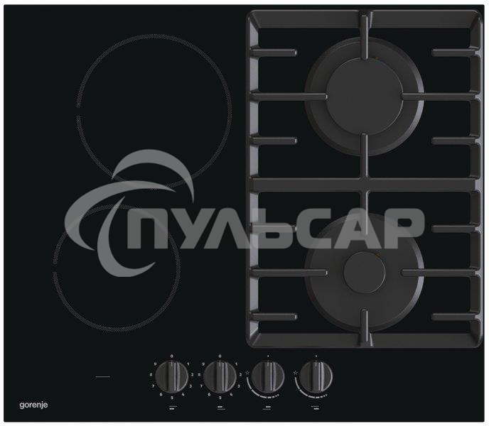 Газовая варочная панель Gorenje GCE691BSC черный