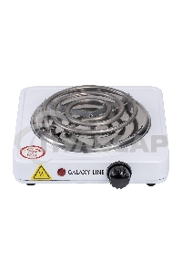 Электрическая плитка Galaxy Line GL 3003, белый, электрическая, 1000 Вт