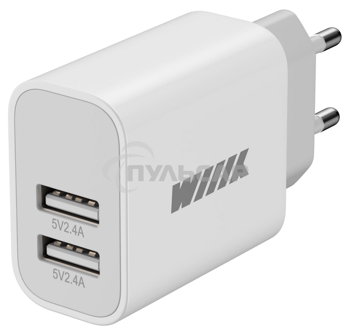 Сетевое зар./устр. Wiiix UNN-1-2-04-W 2A+2A белый