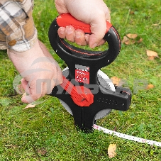 Рулетка геодезическая Matrix 50 м х 12,5 мм, металлическая лента, открытый корпус