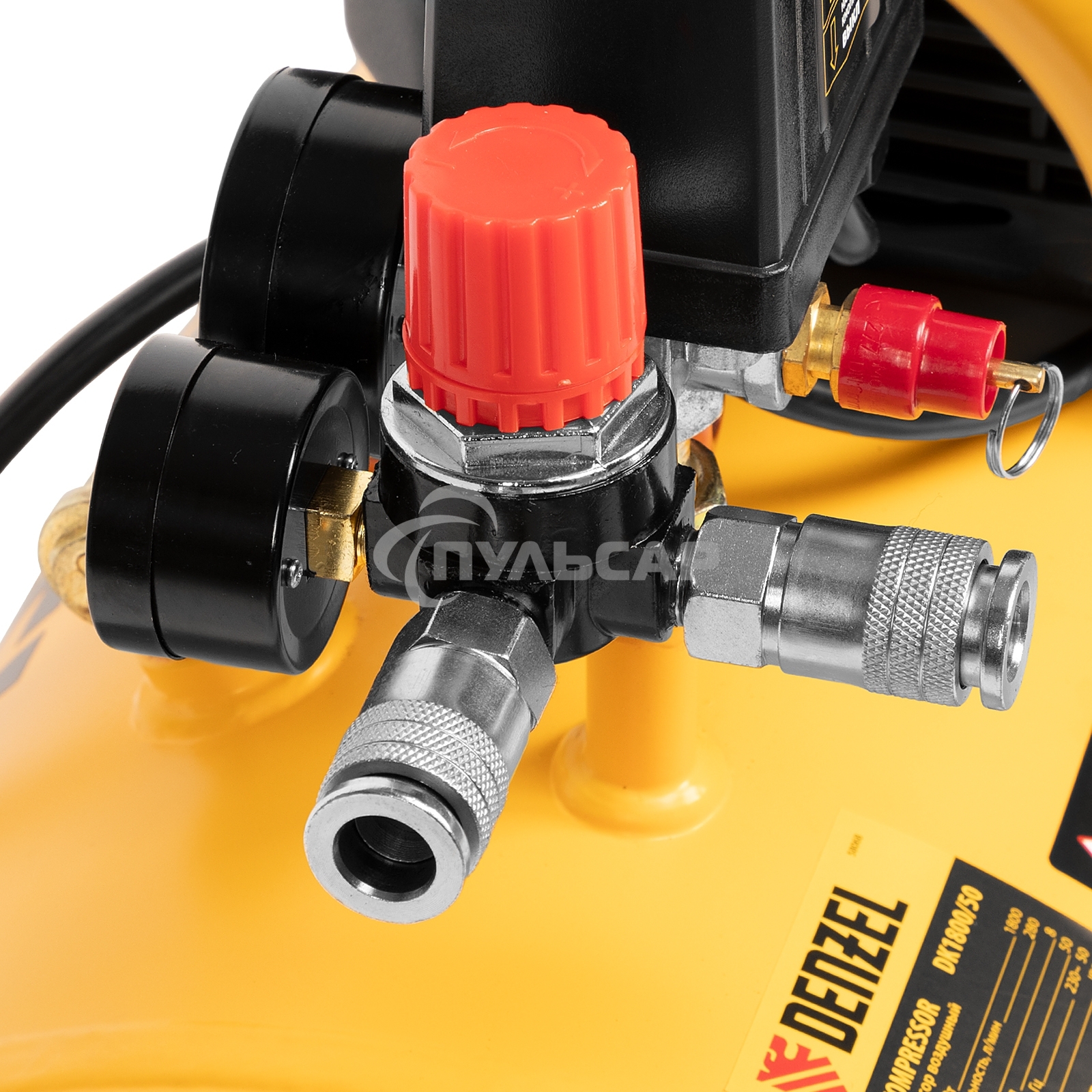 Компрессор Denzel воздушный DK1800/50,Х-PRO 1,8 кВт, 280л/мин, 50л 58068