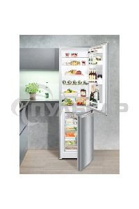 Холодильник Liebherr CUELE 3331-26 001 серебристый двухкамерный 212/84л морозилка снизу