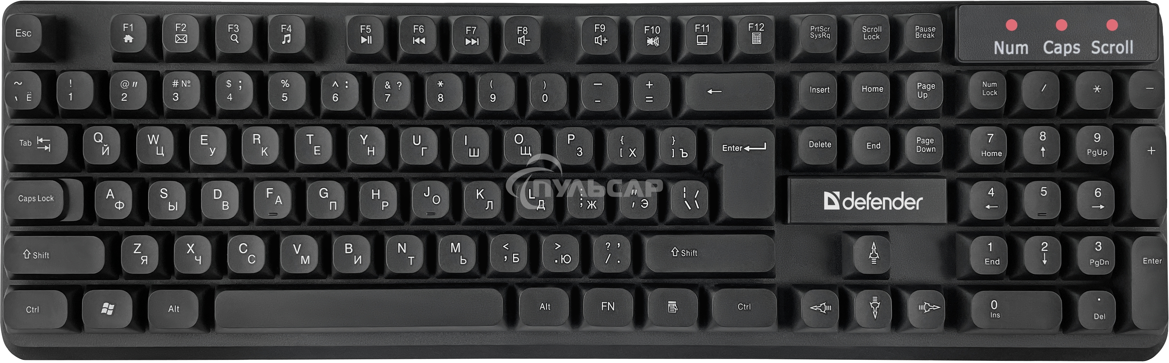 Комплект клавиатура + мышка Defender MILAN C-992 RU черный