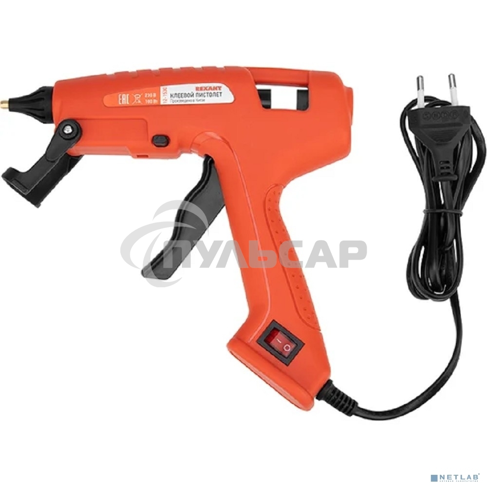 Пистолет клеевой Rexant, 100 Вт, Ø11 мм, 
