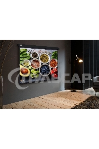 Экран Cactus 187x332см Wallscreen CS-PSW-187X332-BK 16:9 настенно-потолочный рулонный черный