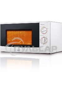 Микроволновая печь Mystery MMW-2012 белый, 20 л, 800 Вт, переключатели - поворотный механизм