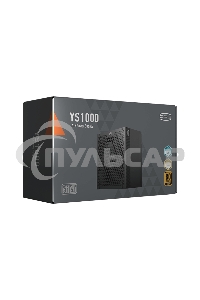 Блок питания PCCooler P5-YS1000-G1F, 1000Вт, 80 PLUS Gold, 135мм, модульный, черный