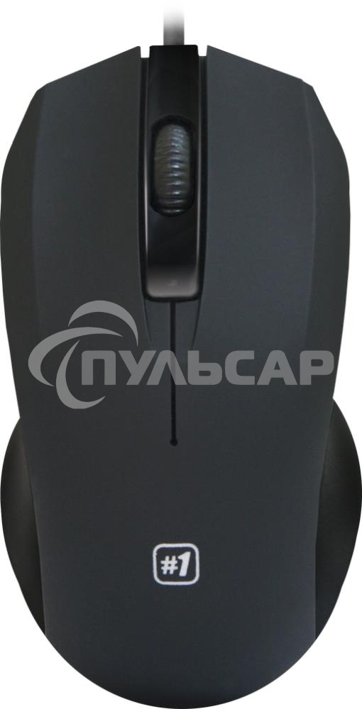 Мышь проводная Defender MM-310 черный, 1000 dpi, USB, кнопки - 3