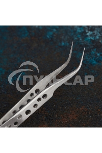 Пинцет изогнутый, узкий 120 мм Airy (блистер) Rexant