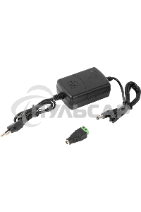 Источник питания Mollusk-VR 12/1 12В, 1А. Сетевой диапазон 110-245В провод с вилкой Mollusk-VR 12/1 power supply 12V, 1A. Mains range 110-245V wire with plug