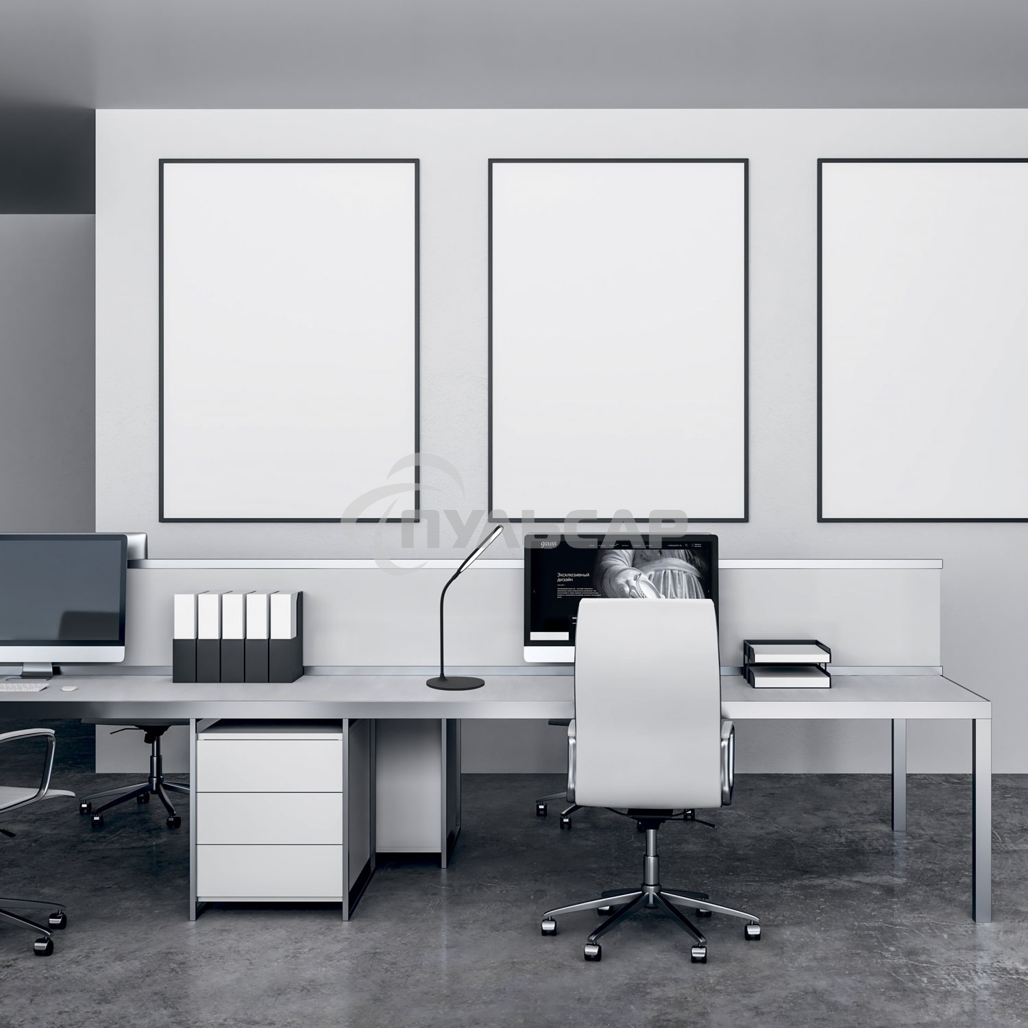 Светильник Gauss GT5022 настольный на подставке черный 8Вт