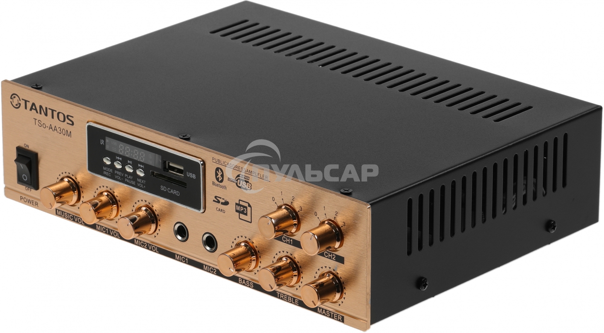 Усилитель Tantos TSo-AA30M выход 100Вт / 30Вт (00-00025068)