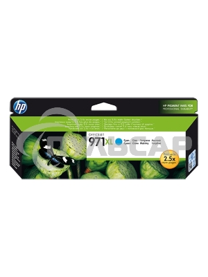 Картридж струйный HP №971XL CN626AE голубой для HP OJ Pro X476dw/X576dw/X451dw/X551dw (6600стр.)