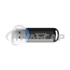 Флешка USB ADATA Classic C906 (AC906-64G-RBK), 64 Gb, USB 2.0, R/W 15/5, черный/синий