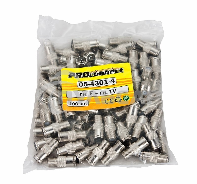 ПЕРЕХОД гн F - гн TV с кольцом (03-084-A1) PROCONNECT