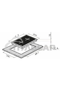 Газовая варочная панель Maunfeld EGHG.32.2CB\G черный