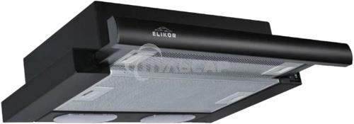Вытяжка встраиваемая Elikor Интегра 50П-400-В2Л черный, 50 см, 400 куб. м/ч, 57 дБ