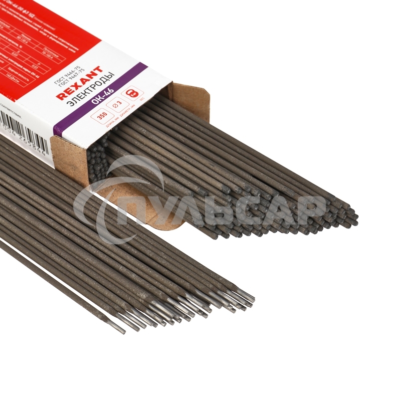 Электрод 350 мм ОК-46 3 мм пачка 5 кг Rexant