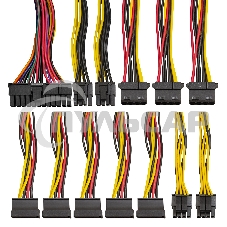 Блок питания ExeGate 800NPX, 800W, (ATX, PC, 12cm fan, 24pin, 2x(4+4)pin, 2xPCI-E, 5xSATA, 3xIDE, черный, кабель 220V в комплекте 1,8м)