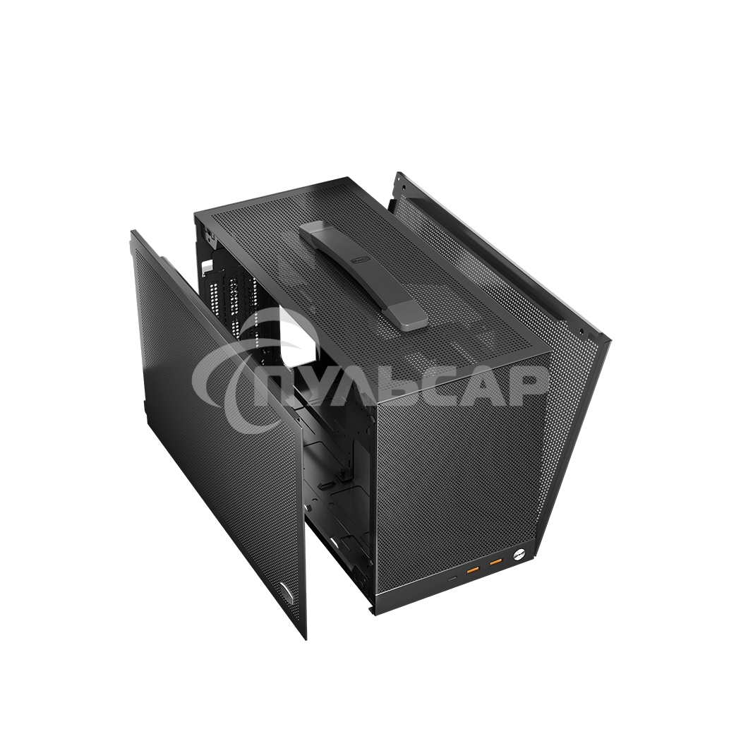 Компьютерный корпус PCCooler CASE K101 MESH GY 3F