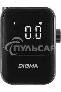 Автомобильный компрессор Digma QBK-120B черный, шланг 0.2м